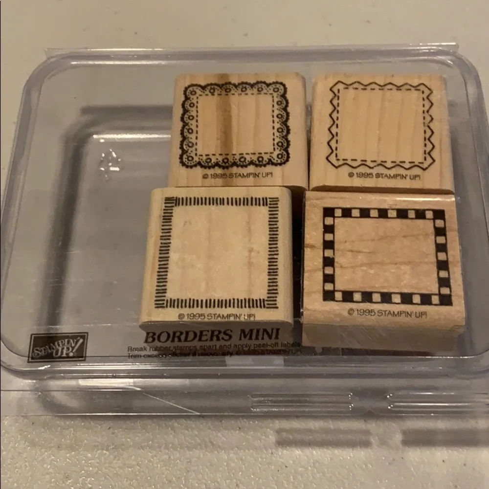 🎭 3/$25 - Stampin Up! Borders Mini stamp set